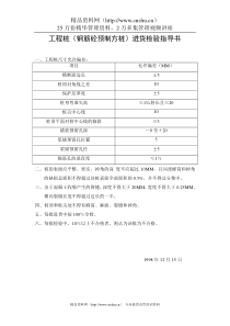 096 工程桩（钢筋砼预制方桩）进货检验指导书