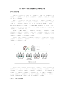 门户网站Web及应用服务器加速及负载均衡方案