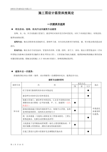 105-施工图设计提资深度规定(深圳)-XXXX1104