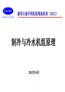 2、制冷与冷水机组原理解析