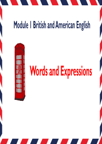 外研版高二英语Module1-British-and-American-English