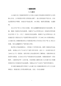 山东盛大化工机械有限责任公司安全评价报告