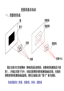 1建筑识图与构造(投影的知识)