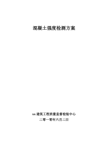 施工现场主体结构实体检测方案