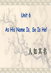 新视野第二册unit-6-as-his-name-is--so-is-he!-共36页PPT资料