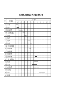 2345施工总及月进度表