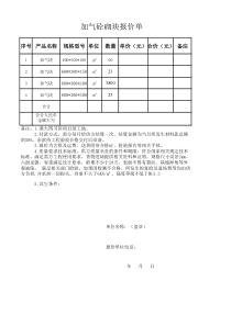 砌块报价单