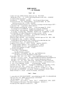 高中英语人教版选修六知识点总结