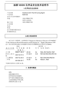 油漆MSDS