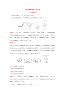 【考试重点推荐】高中物理-第三章-相互作用-课后提升训练-3.2-弹力-新人教版必修1练习试卷