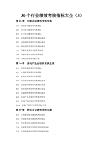 30个行业绩效考核指标库大全(283页)(3)4级