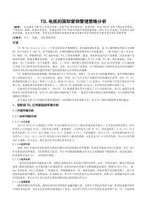 TCL的国际营销管理策略分析