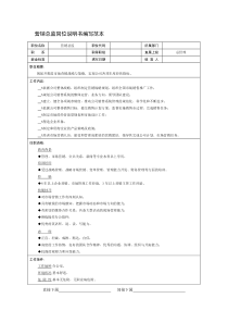 营销总监岗位说明书编写范本