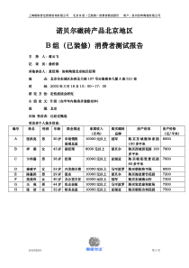 北京消费者测试报告B-已装修