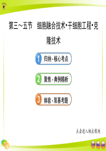 3～5细胞融合技术·干细胞工程·克隆技术