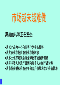 【培训课件】市场营销管理精要