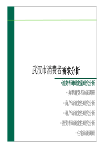 武汉市消费者及商家需求调研分析报告