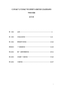 万科管理宝典：万科公司房地产项目营销节点操作指引及成果标准-47页