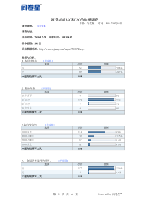 消费者对B2C和C2C的选择调查