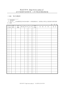 企业管理表格营销管理H纵表格