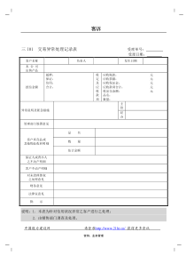 企业管理表格营销管理I纵表格