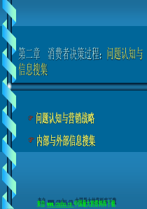 消费者行为第2章 消费者决策过程：问题认知与信息搜集（PPT 36页）(1)