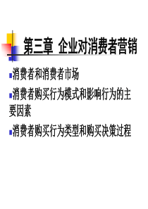 第3章企业对消费者营销