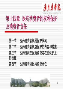 第十四章  医药消费者的权利保护及消费者责任