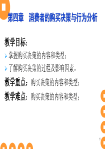 第四章_消费者的购买决策与行为分析