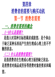 第四章消费者的需要与购买动机