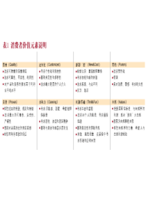 罗兰贝格消费者分析模型(摘录)