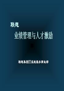 联想业绩管理与人才激励（推荐PPT211）