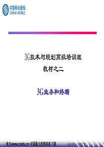 3G技术与规划高级培训班：3G业务和终端（PPT 61）