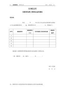 CrT145-扣除承包商工程保证金的通知