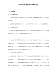 丰县中阳商城销售代理提案报告doc9