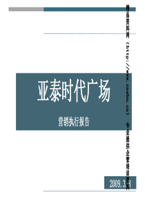 亚泰地产时代广场营销执行报告