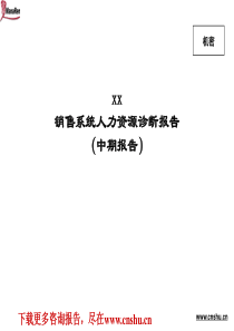 北大纵横-海虹老人-销售系统人力资源诊断报告