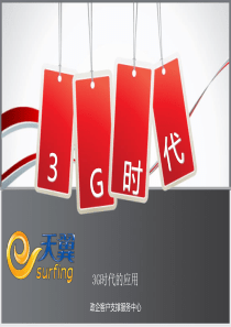 XXXX年中国电信3G时代应用业务推广方案(doc 32) 