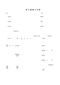 T0608_砼工程施工记录