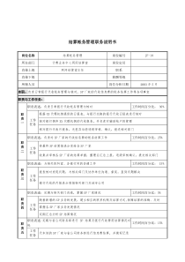 通信行业-计费业务中心网间结算室-帐务管理岗位说明书