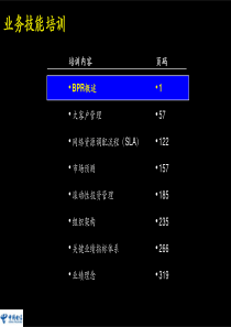 麦肯锡《中国电信---BPR业务技能培训》第一部分