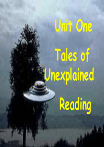 unit1-tales-of-the-unexplained-reading-牛津英语