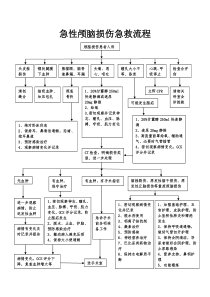 急性颅脑损伤急救流程