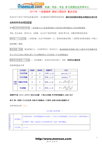 XXXX年建工程经济重点总结