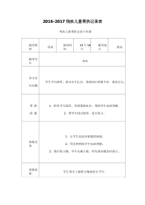 残疾儿童帮扶记录表[1]