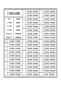 2-10的分合式列表