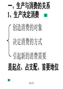 一、生产与消费的关系课件