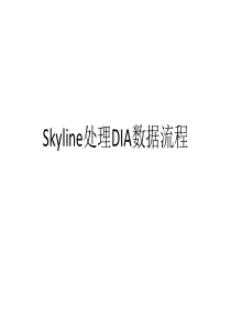 skyline-DIA流程