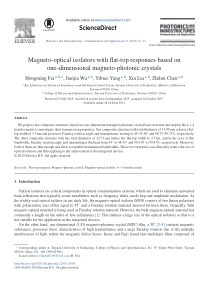 Magneto-optical-isolators-with-flat-top-responses-