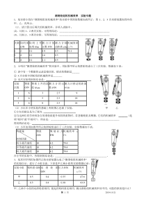 测滑轮组的机械效率实验专题201706